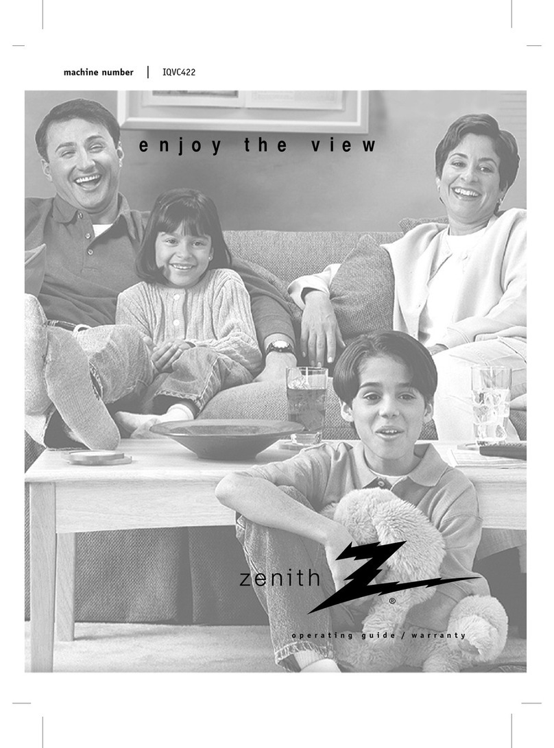 Zenith IQVC422 User manual