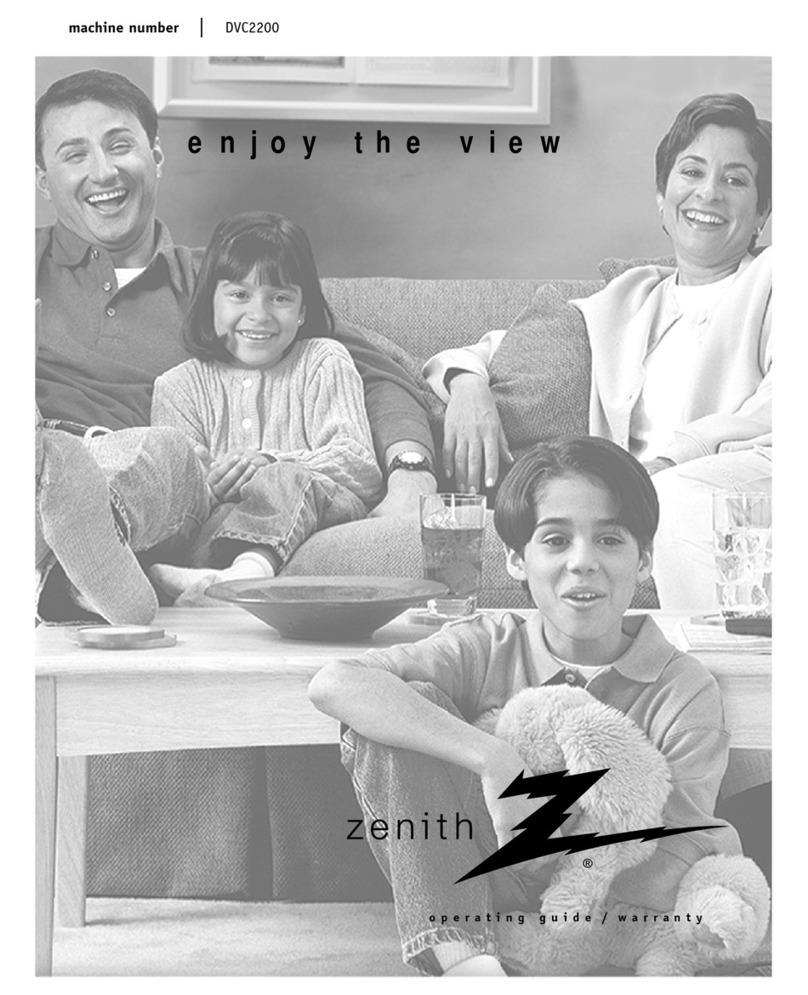 Zenith DVC2200 User manual