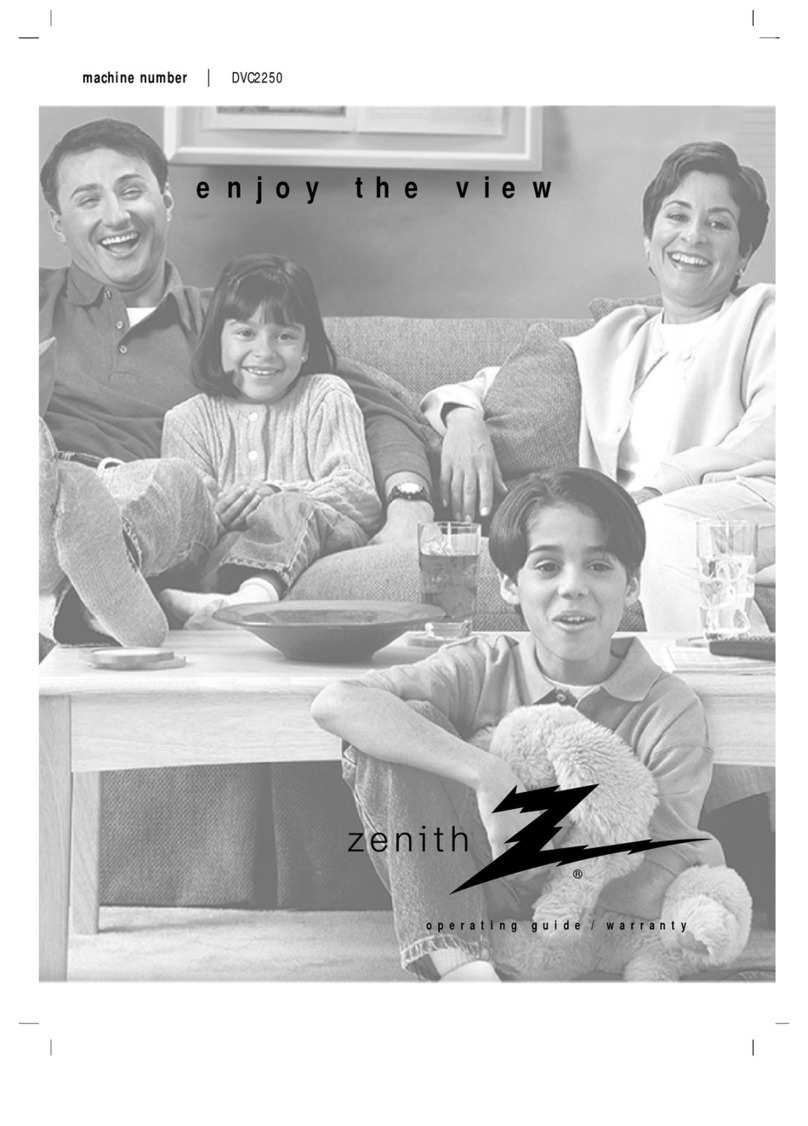 Zenith DVC2250 operating guide