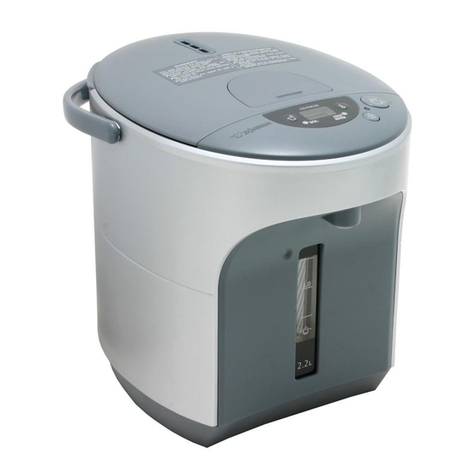 Zojirushi ZUTTO CD-FAC22 operating instructions