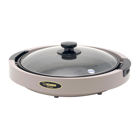 Zojirushi Gourmet Sizzler EA-TAC35 User manual