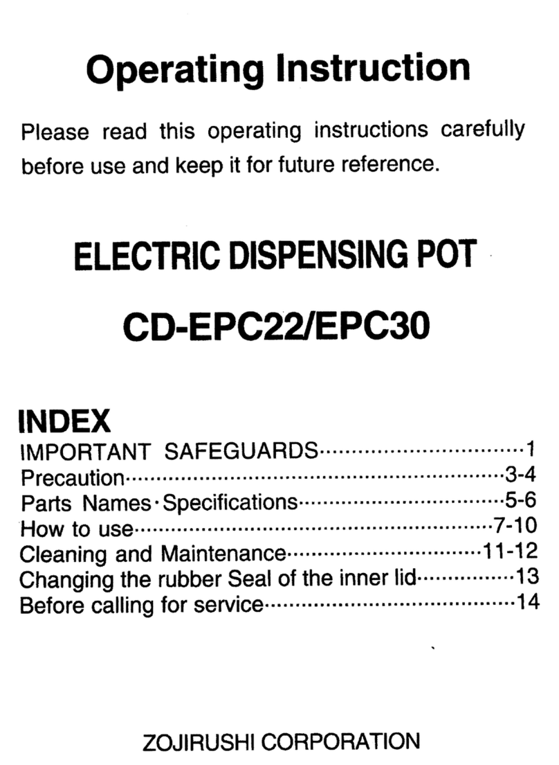 Zojirushi CD-EPC22 operating instructions Zojirushi CD-EPC22 operating instructions