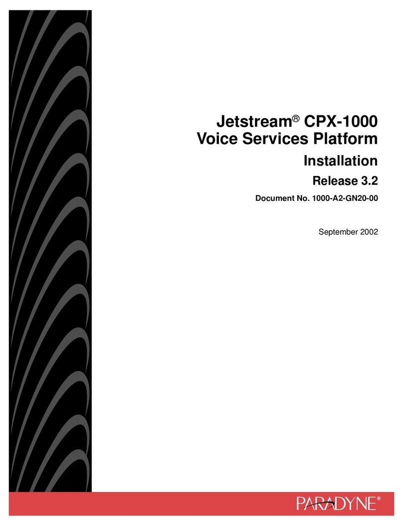 Paradyne Jetstream CPX-1000 User manual Paradyne Jetstream CPX-1000 User manual
