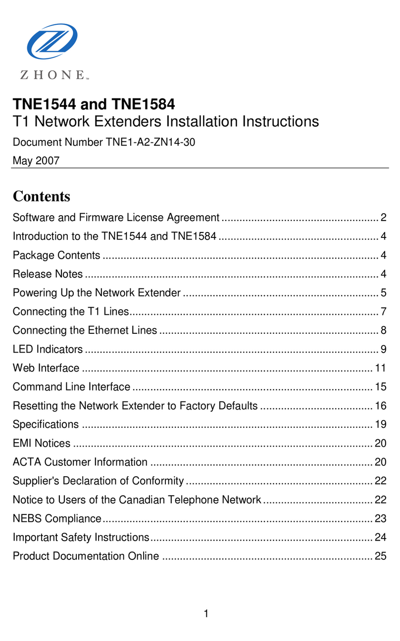 Zhone TNE1544 installation instructions