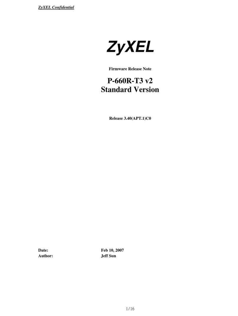 ZyXEL Communications P-660R-T3 V2 Instruction Manual ZyXEL Communications P-660R-T3 V2 Instruction Manual