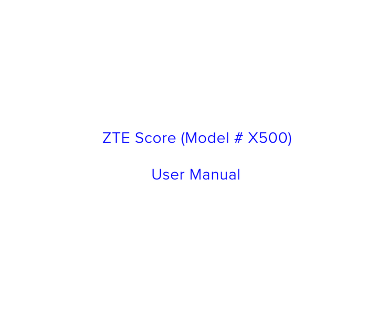 Zte Score M user manual