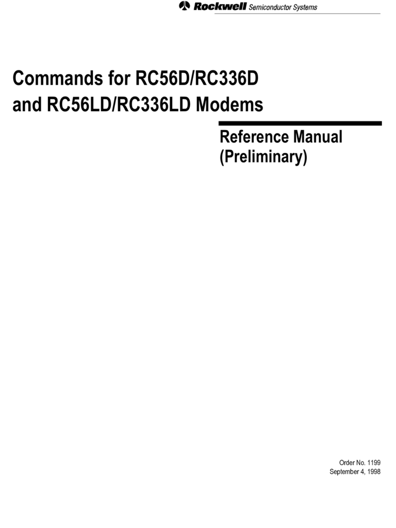Rockwell RC336D Installation manual