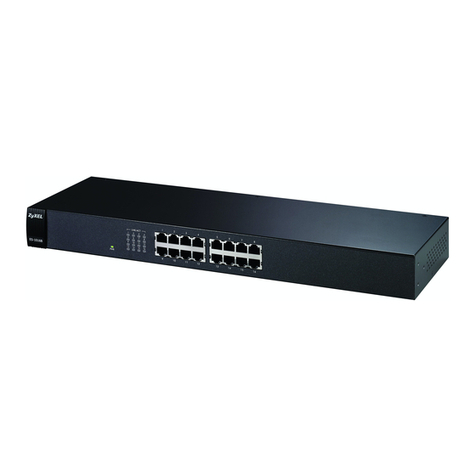 ZyXEL Communications ES-1016B User manual
