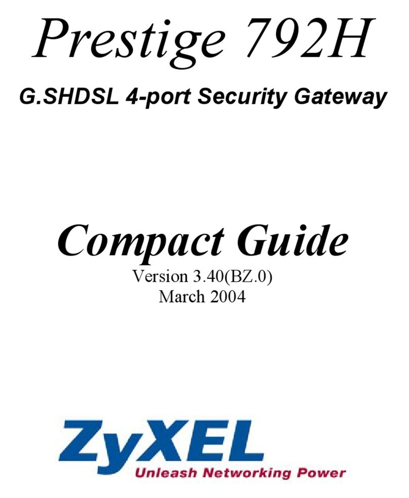 ZyXEL Communications P-792H Compact guide