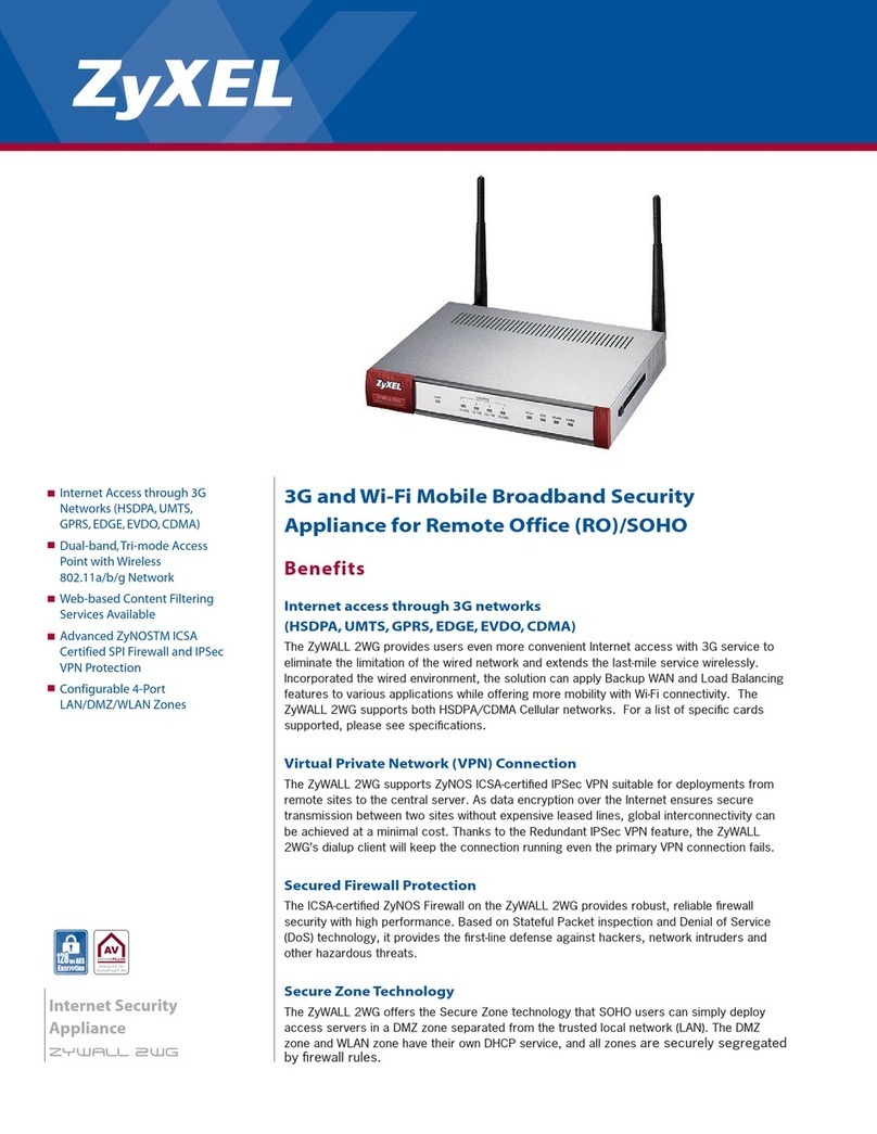 ZyXEL Communications ZYWALL 2 WG User manual