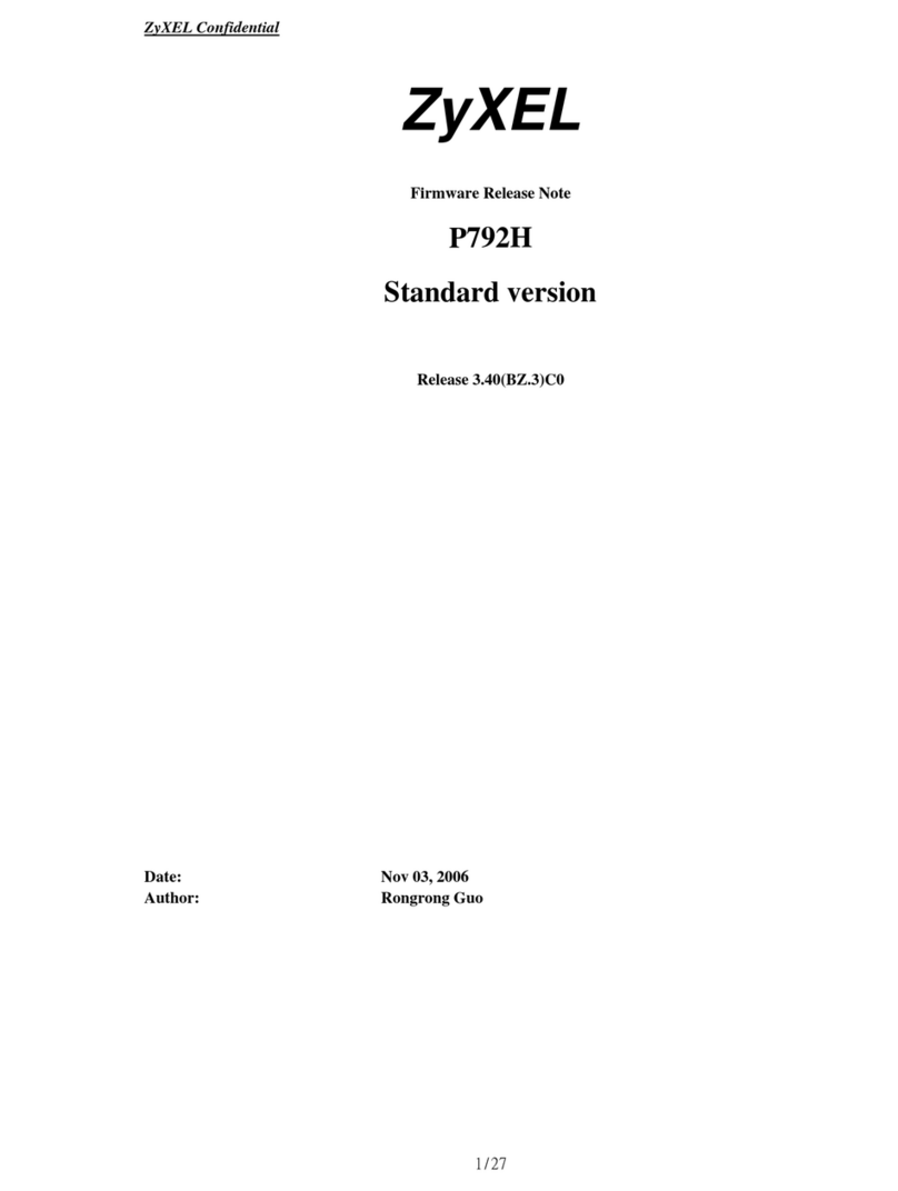 ZyXEL Communications P-792H Instruction Manual