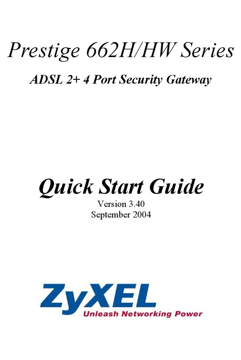 ZyXEL Communications P-662H Series User manual