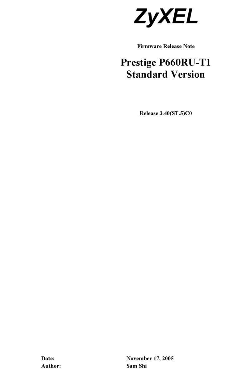 ZyXEL Communications Prestige P660RU-T1 Instruction Manual