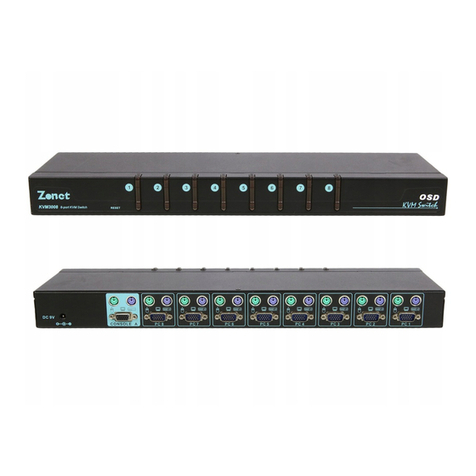 Zonet KVM3008 User manual Zonet KVM3008 User manual