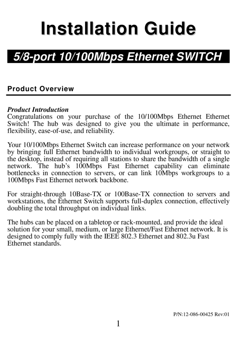 Zonet ZFS3008 User manual Zonet ZFS3008 User manual