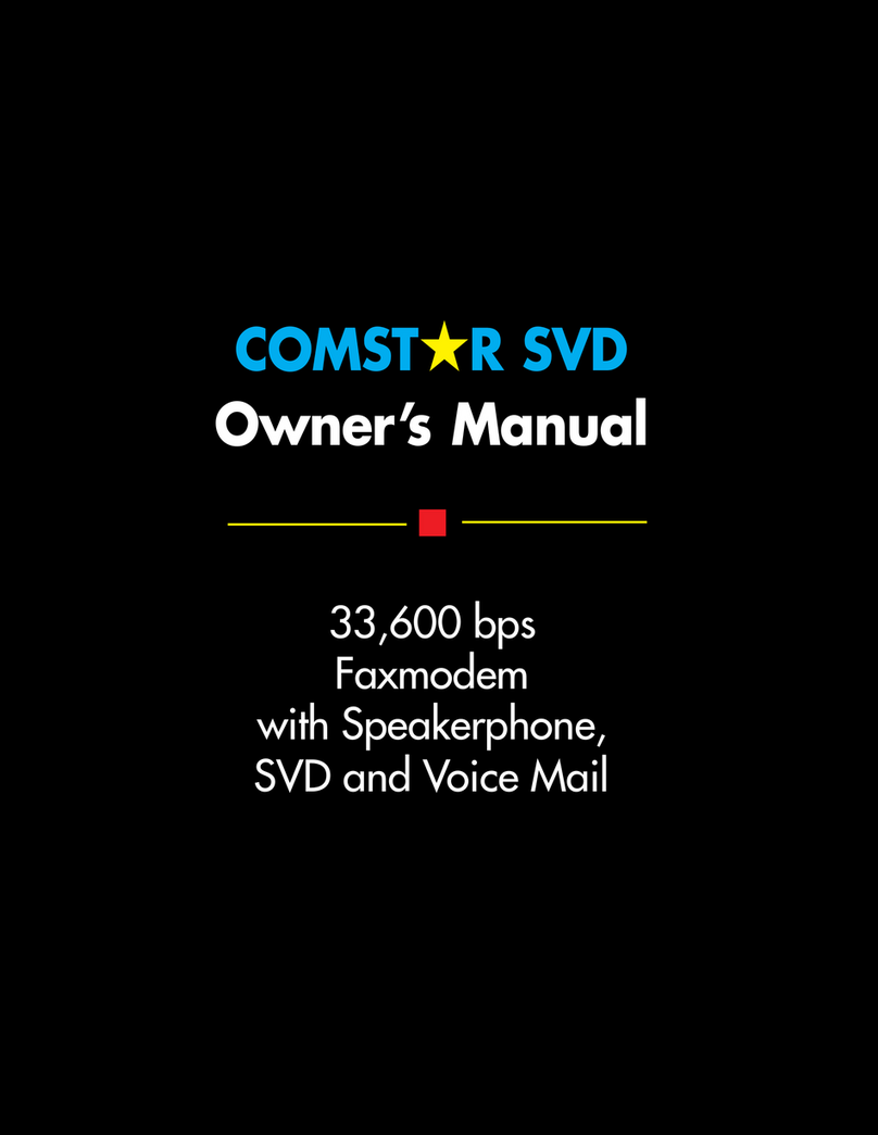 Zoom ComStar XT SVD User manual