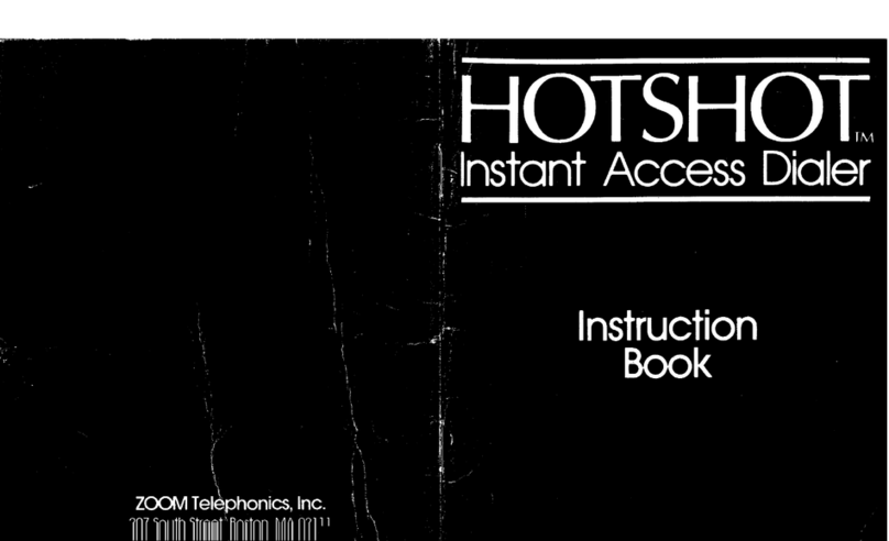 Zoom HotShot User manual