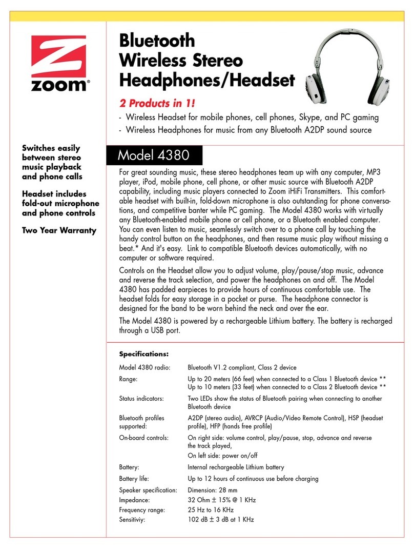 Zoom 4380 Specifications
