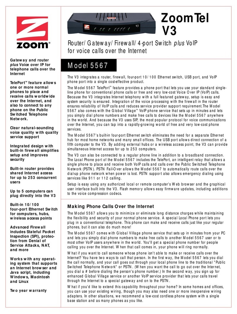 Zoom V3 5567 User manual Zoom V3 5567 User manual