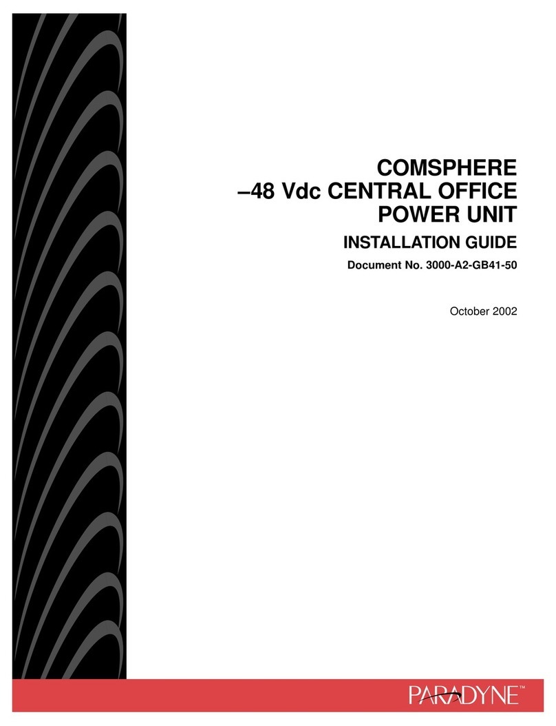 Paradyne Compshere 3000 Series installation guide Paradyne Compshere 3000 Series installation guide