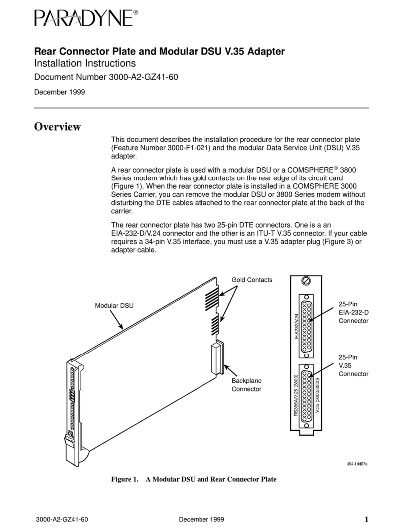 Paradyne Compshere 3000 Series User manual