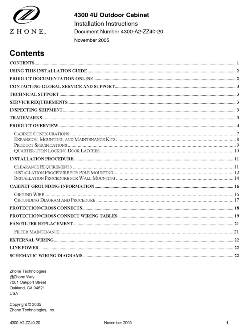 Zhone 4300 installation instructions