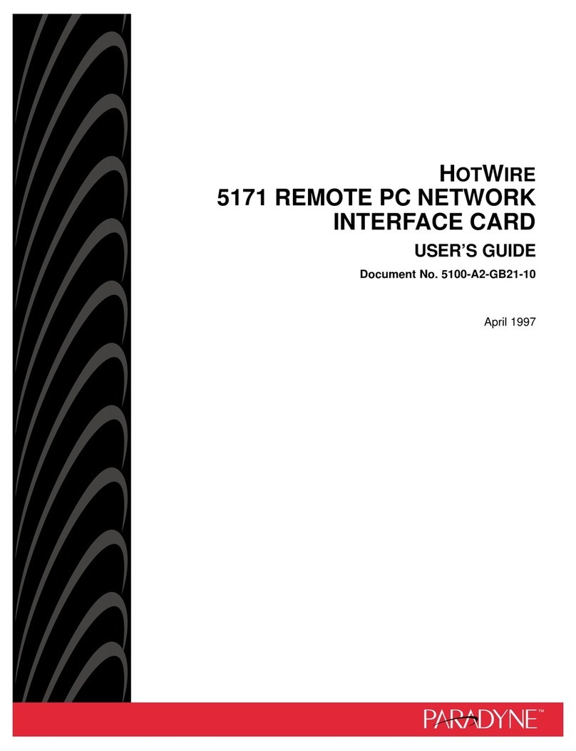 Paradyne HOTWIRE 5171 user guide