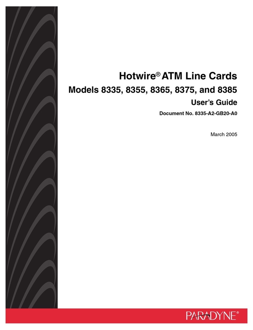 Paradyne Hotwire 8335 user guide