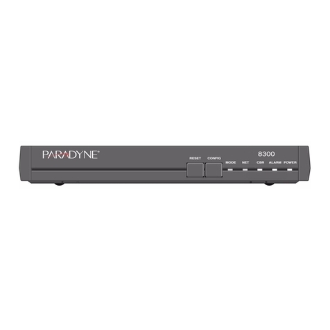 Paradyne Hotwire 8300 User manual
