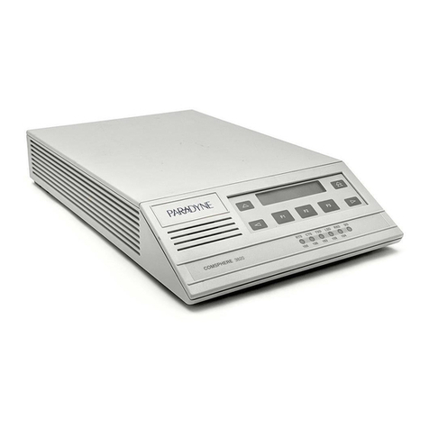 Paradyne COMSPHERE 3810 Quick reference guide