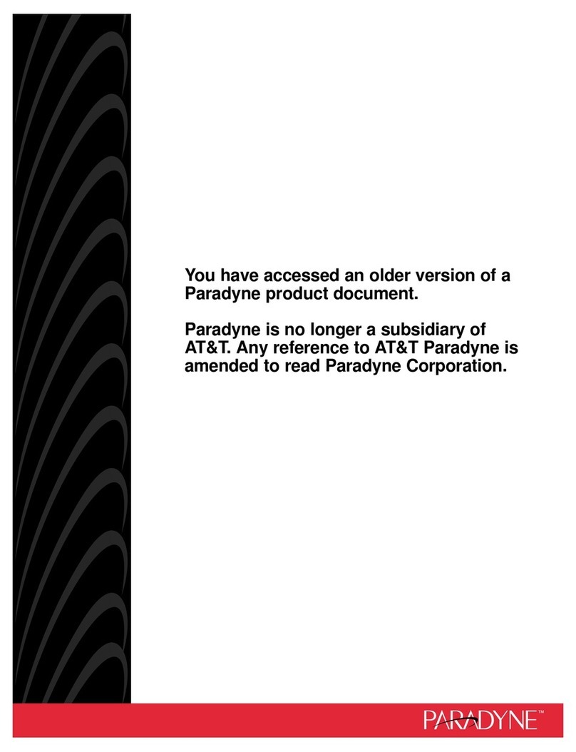 Paradyne COMSPHERE 6800 Series Installation and Enabling/Disabling Instructions Paradyne COMSPHERE 6800 Series Installation and Enabling/Disabling Instructions