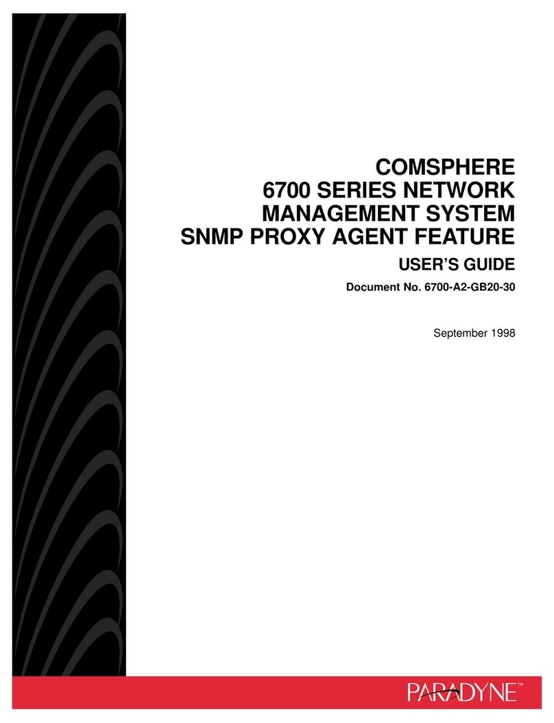 Paradyne COMSPHERE 6700 Series user guide