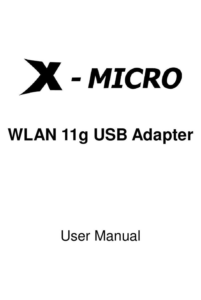 X-Micro XWL-11GUZX user manual