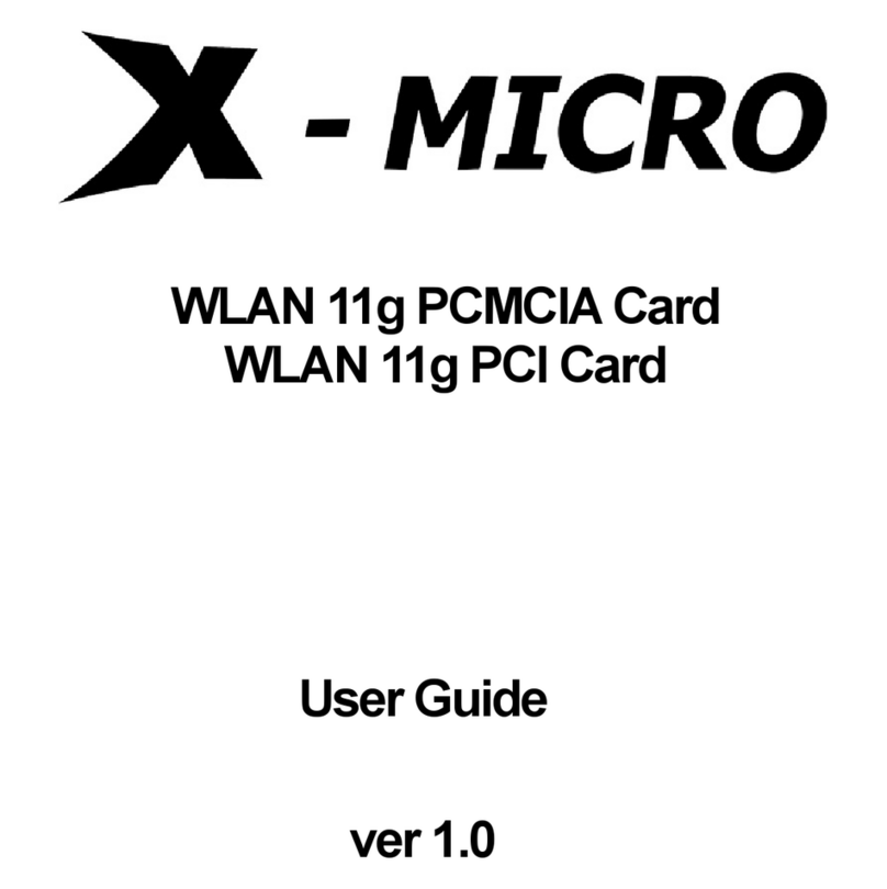X-Micro XWL-11GCAR user guide