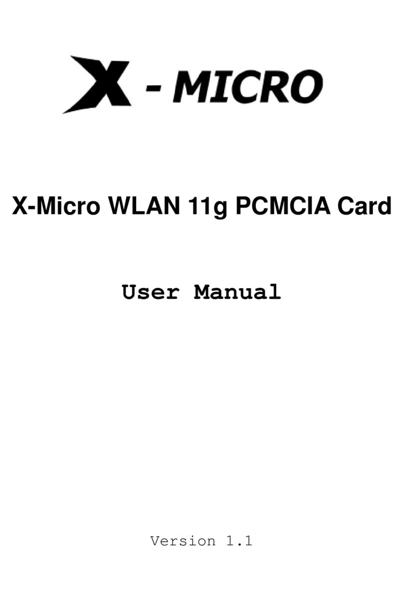 X-Micro XWL-11GPRG user manual