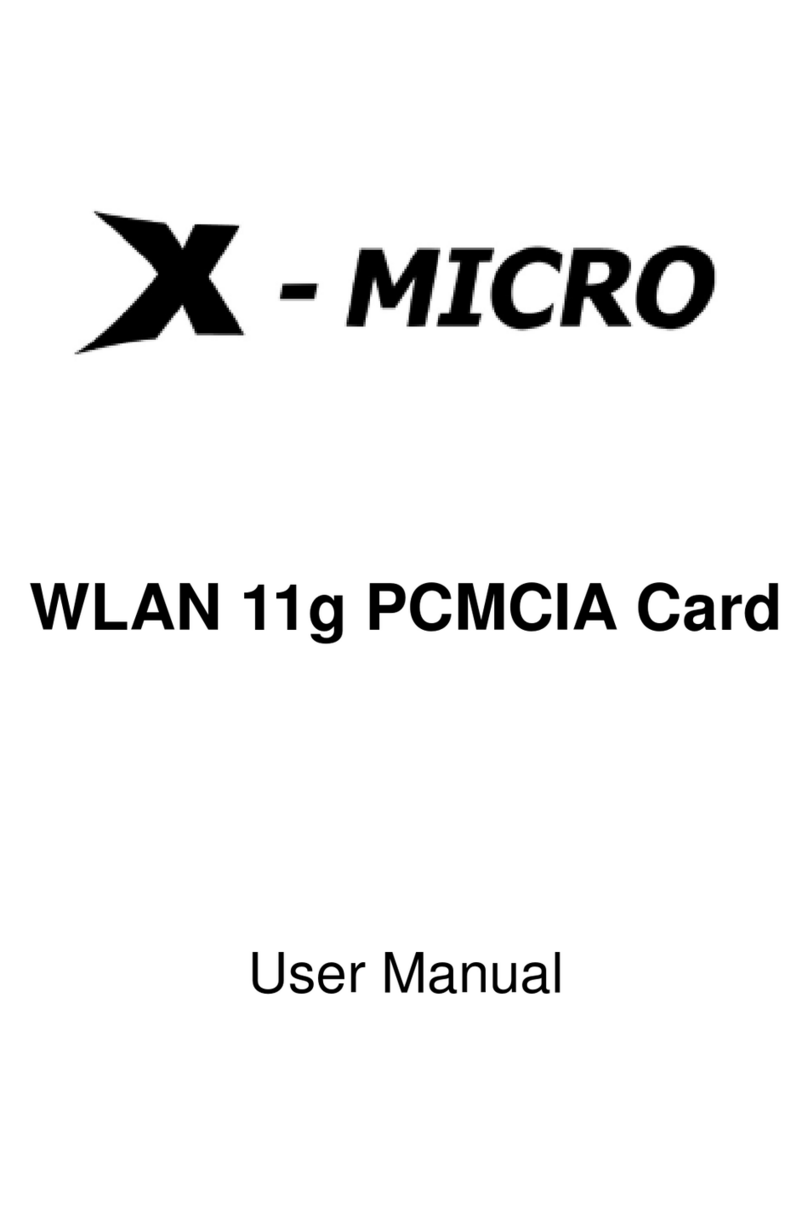 X-Micro XWL-11GPAG User manual