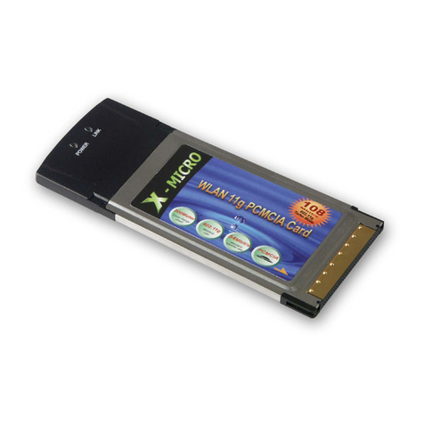 X-Micro XWL-11GPAG User manual