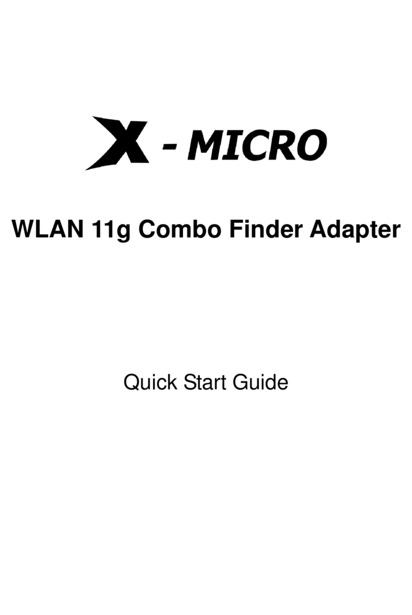 X-Micro XWL-11GFZX User manual