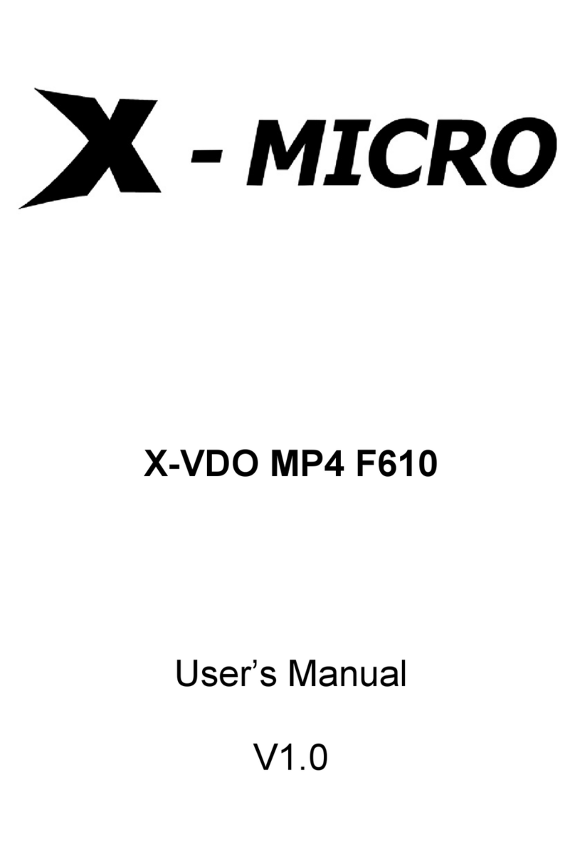 X-Micro XMP3-Y User manual
