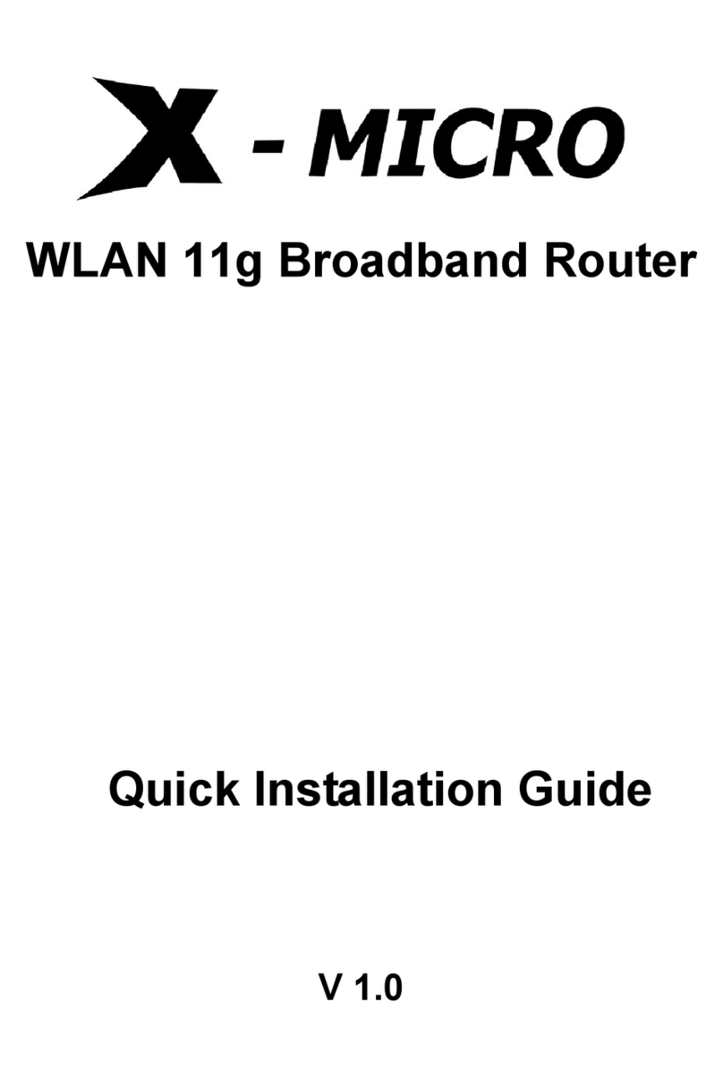 X-Micro XWL-11GRTX User manual X-Micro XWL-11GRTX User manual