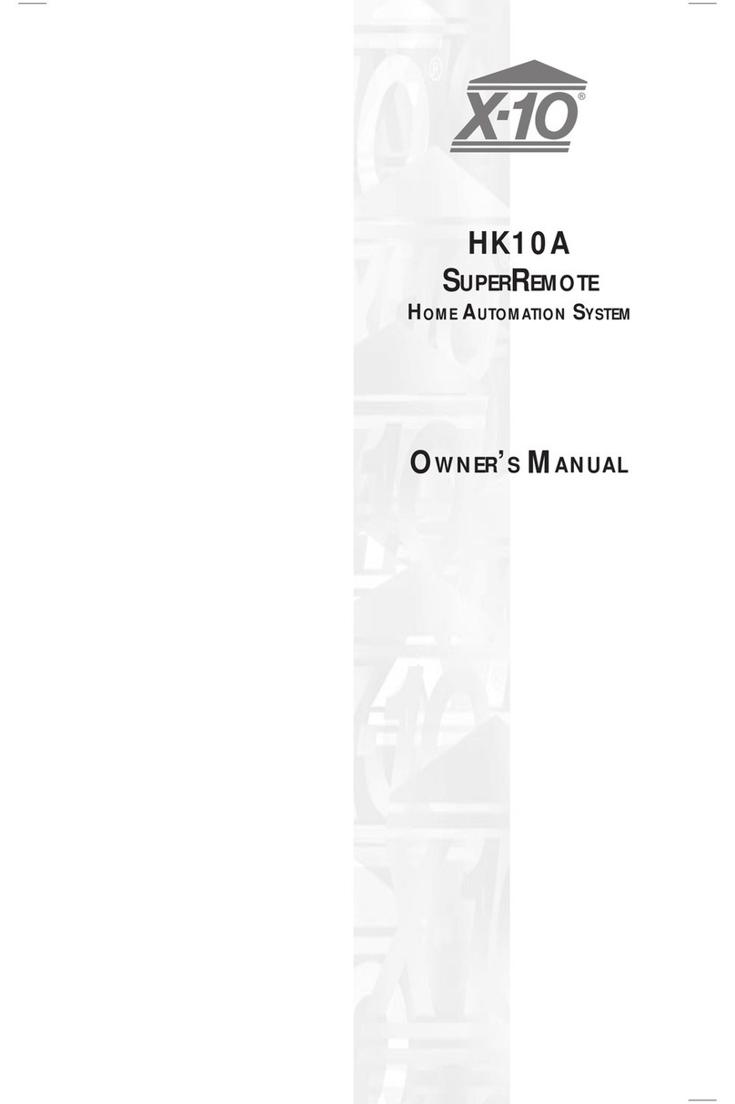 X10 HK10A SUPERREMOTE owner's manual