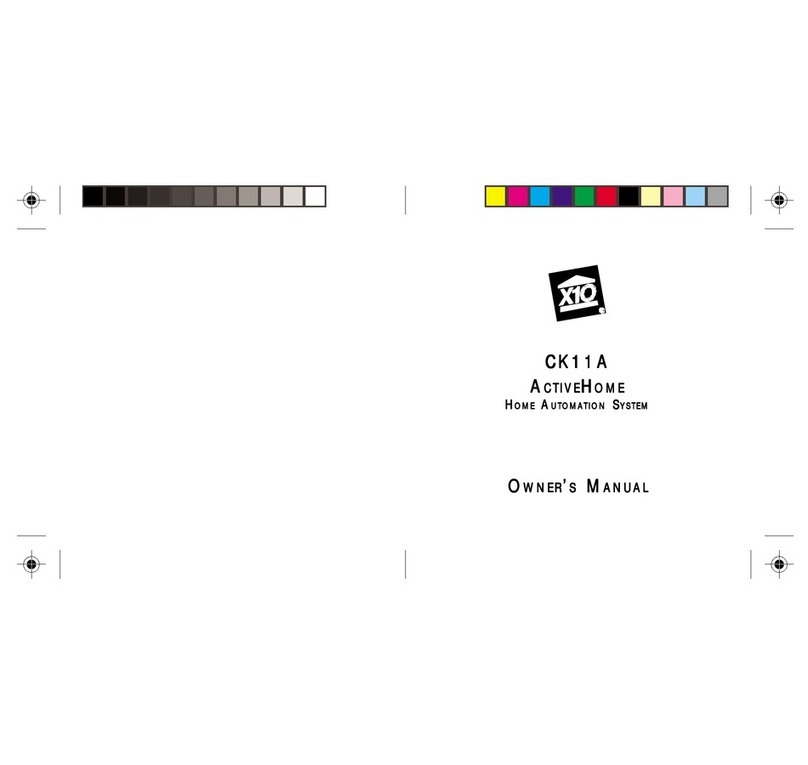 X10 CK11A owner's manual