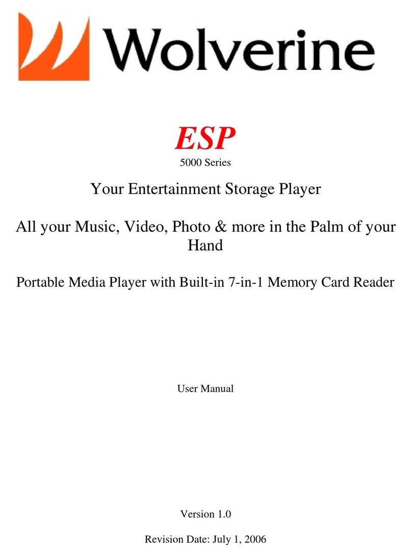 Wolverine ESP 5000 User manual