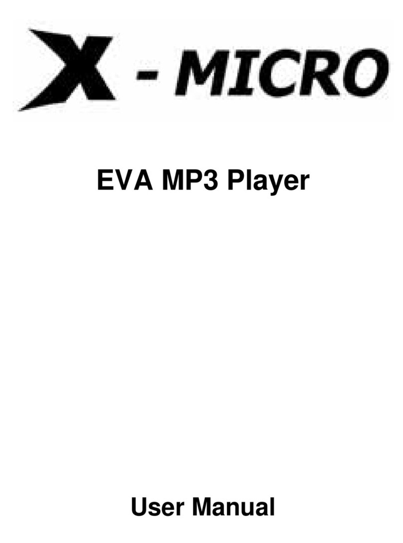 X-Micro XMP3L user manual
