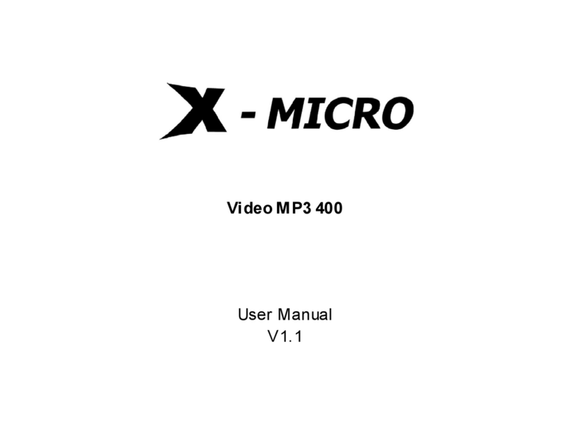 X-Micro XMP3R User manual