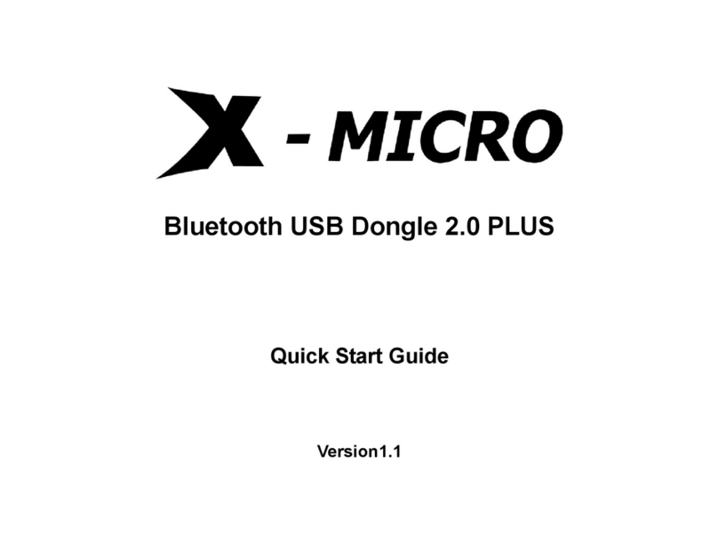 X-Micro XBT-HS3X User manual