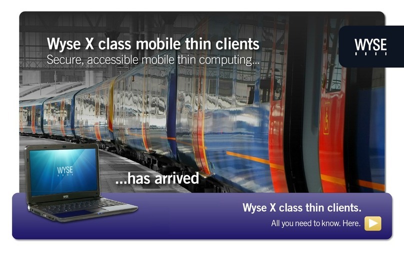 Wyse X90CW User manual