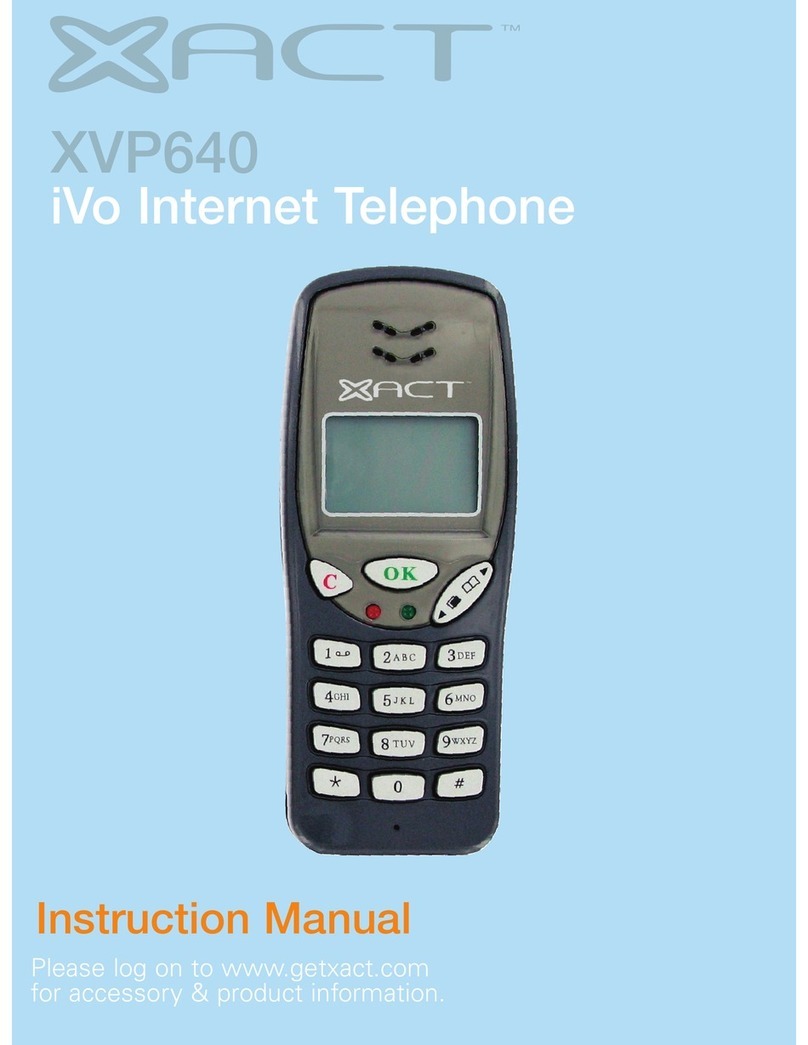 Xact XVP640 instruction manual