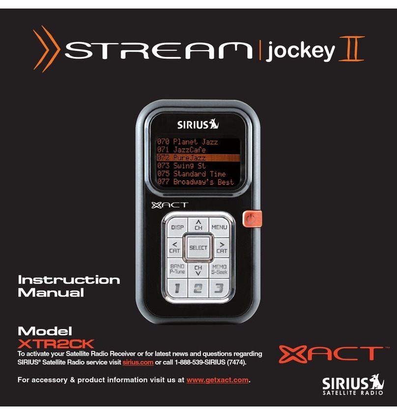 Xact Stream | Jockey II XTR2CK instruction manual