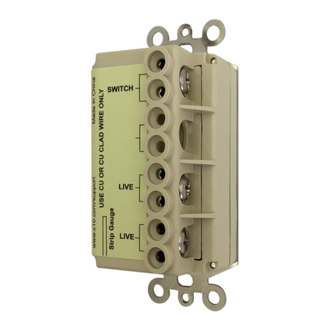 X10 WS13A Installation manual